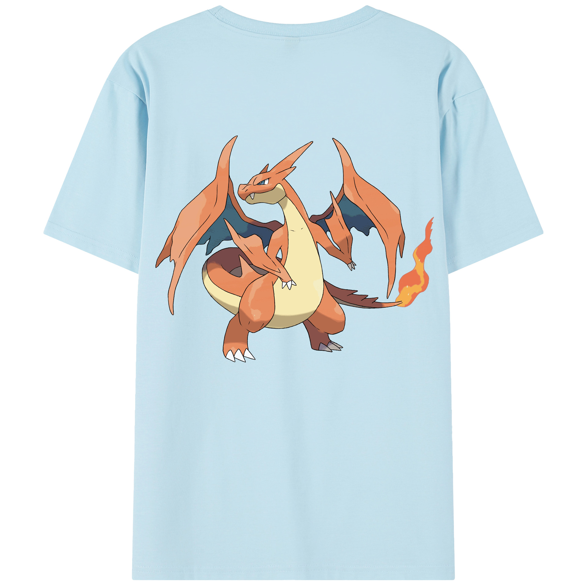 （画像用） ポケットモンスター Pokémon 綿100％半袖Tシャツ（背面プリント）